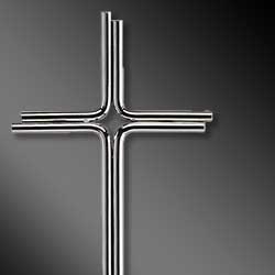 Cruces y crucifijos de acero